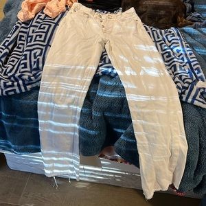 Never worn brand new waist size 27 length size 32 straight legged jeans